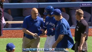 KC@TOR: Tulo gets plunked by Madson