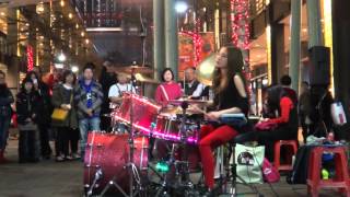 20160211 陳曼青V.B. 爵士鼓 [Maroon 5 - Moves Like Jagger]