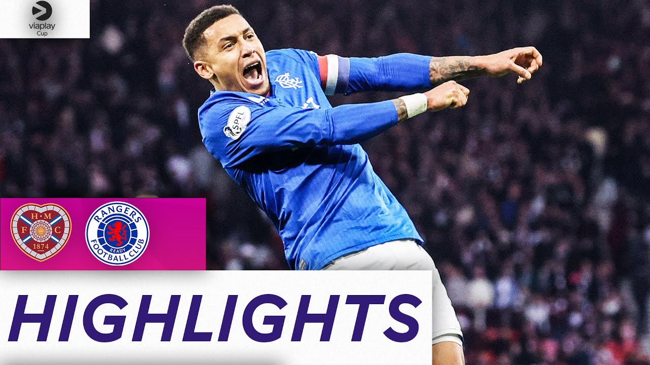 Heart of Midlothian 13 Rangers Tavernier Brace Sends Gers to the
