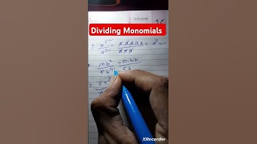 Dividing Monomials || #trending #trendingshorts #ytshorts #ytshort #shorts #shortvideo #shortsvideo