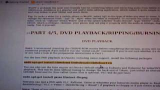 howto install and setup Ubuntu 8.10 part 6