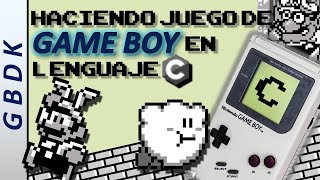 Como hacer un simple juego de GAME BOY en Lenguaje C