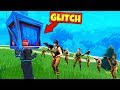 TROLLING DEFAULTS with *GLITCHES* - Fortnite Battle Royale