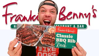 DO I REGRET BUYING THIS!? Frankie & Benny's Classic BBQ Rib Rack | Food Review | £6 from Iceland
