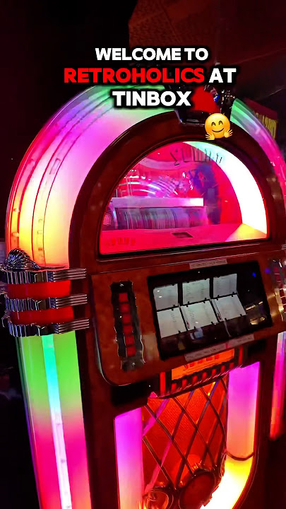 Retroholics by Tin Box Singapore #sg #retro #music #bar #cocktail #shorts