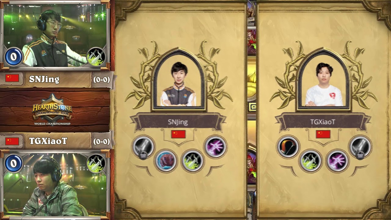 SNJing vs TGXiaoT ||  《爐石戰記》HCT 世界總決賽 - Day 1