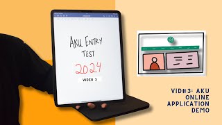 AKU Entry Test - Online Application DEMO | Episode 3 | AKU Admission Guide 2024