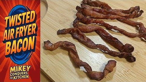 How to Make Air Fryer Twisted Bacon | Easy Air Fryer Twisted Bacon Recipe