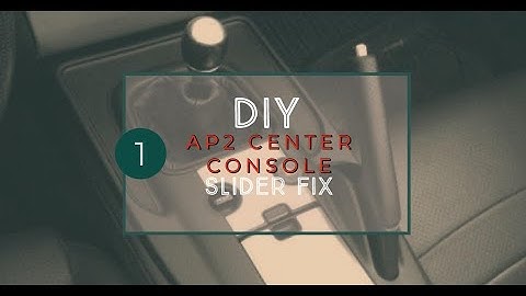DIY: Honda S2000 AP2 center console fix