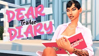  DEAR DIARY Trailer Sims 4 High School Years Lets Play