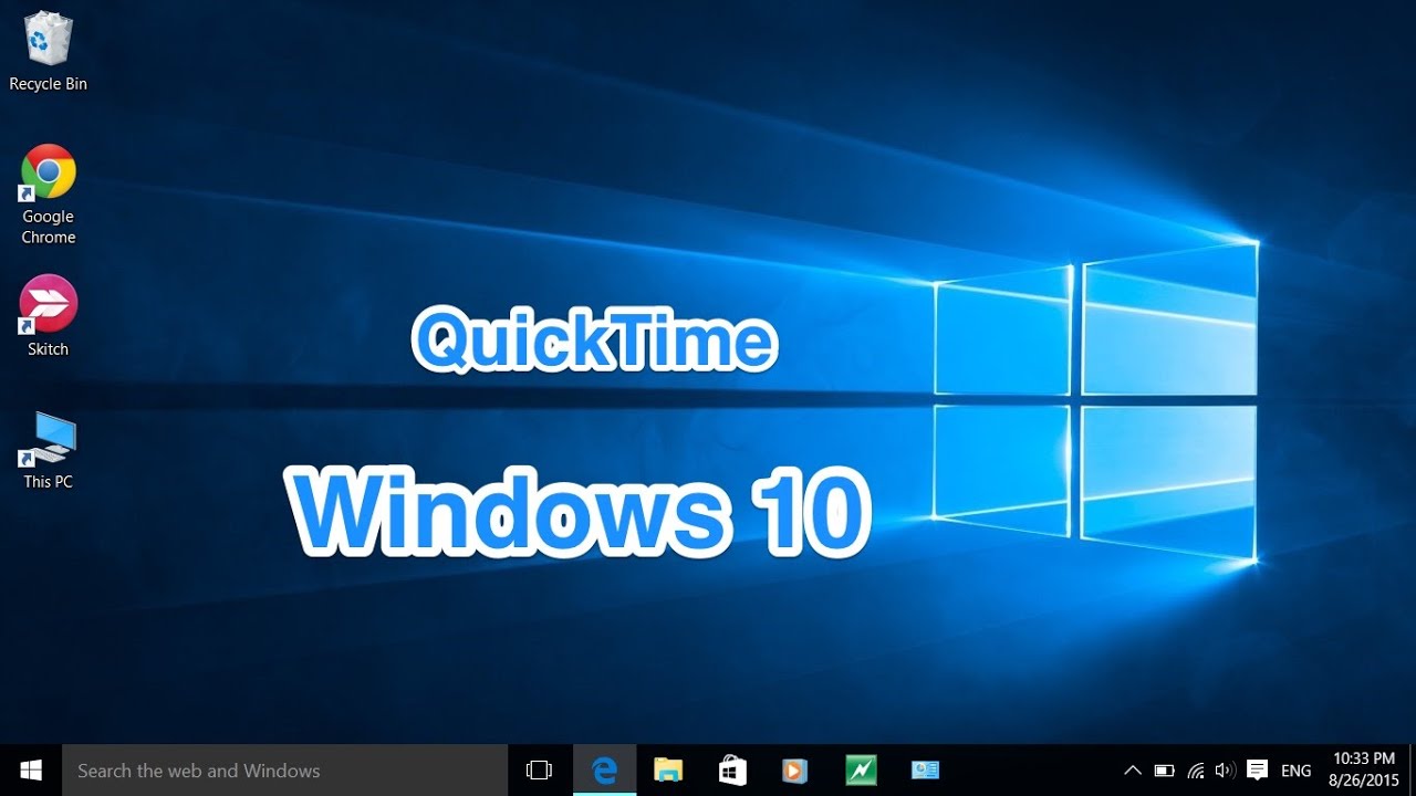 Install Quicktime On Windows 10 Youtube