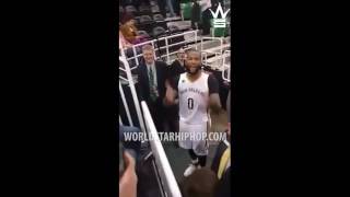 Demarcus Cousins Lashes Out On Another Fan For Calling Him Soft! "Sit Yo Fat Azz Down"