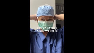 What’s Orthopedic Surgery Rotation Like in Med School? #medschool #shorts