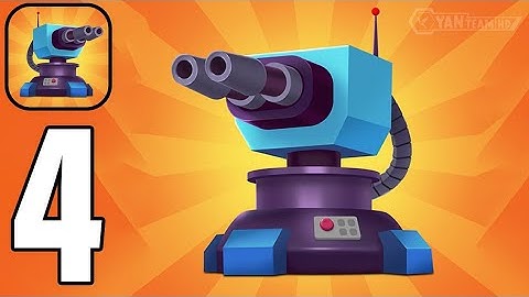 Merge Gun: Tower Defense - Gameplay Walkthrough Part 4 Improved shooting towers (Android,iOS)