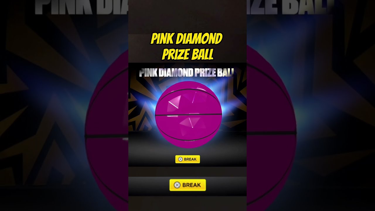 Here’s what you get out of a pink Diamond prize ball 👀 