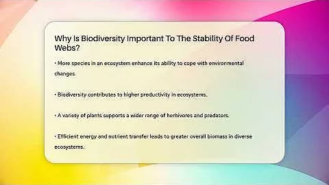 Why Is Biodiversity Important To The Stability Of Food Webs? - Ecosystem Essentials