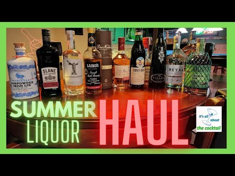 Summer Liquor Haul |It's all about the Cocktail | Ray O'Brien | easy cocktails at home