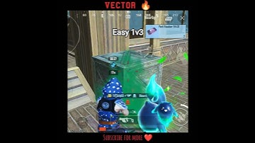 Vector 🔥 Easy 1v3 ⚡. #shorts #youtubeshorts #explore #bgmi #iqoo 13 #trending #trendingshorts