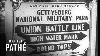 Eisenhower And Montgomery See The Civil War Battlefield (1957)