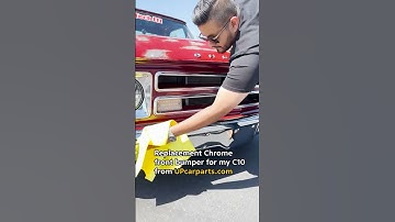 C10 Front Chrome Bumper Replacement!