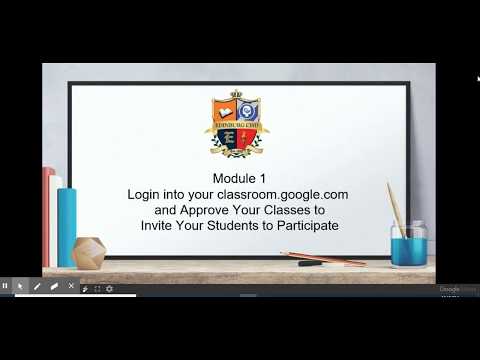ECISD Google Classroom Module 1 Login and Approve