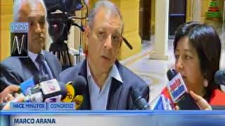 Marco Arana: Frente Amplio evaluará presentar una nueva moción de vacancia