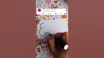 Amazing Subscriber Suggest to write their name: Calligraphy Art Writing #Shorts #ArtShorts #Ad
