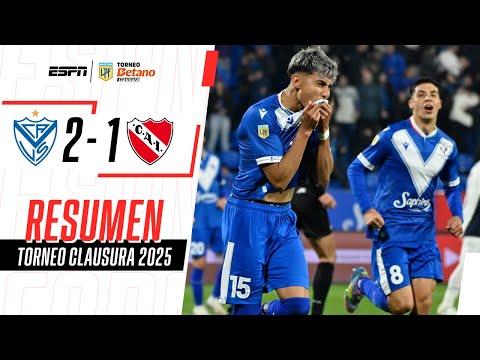 NOCHE DE PENALES: EL FORTÍN SE QUEDÓ CON UN PARTIDO CALIENTE | Vélez 2-1 Independiente | RESUMEN