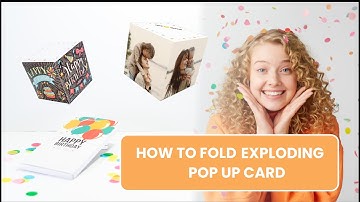 DIY: How to fold a pop-up card with confetti FULL TUTORIAL