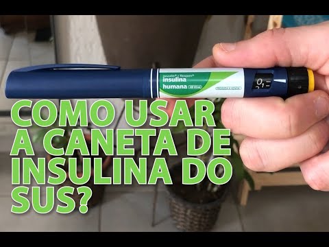 Vídeo: Como usar uma caneta de insulina (com fotos)