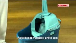 LEIFHEIT Sada Twist(Úklidová sada Leifheit TWIST, se kterou skoncujete s namáčením rukou a ohýbání zad při mytí podlah. Významnou výhodou mopu je jeho plně pohyblivý kloub, ..., 2011-06-30T09:05:56.000Z)