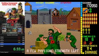 Operation Wolf (Arcade emulated) - no deaths speedrun 8m41s