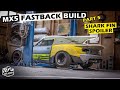 Making a Shark Fin Spoiler! Cyberpunk Miata Build: Part 5