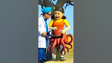 Doll Octopus Experiment | squid Game Mentality Ai #ai #squidgame #squidgame2 #aishorts