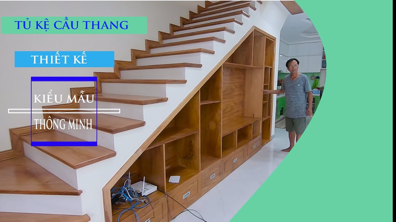 41 mẫu tủ cầu thang gỗ công nghiệp đẹp tại Tp Đà Nẵng