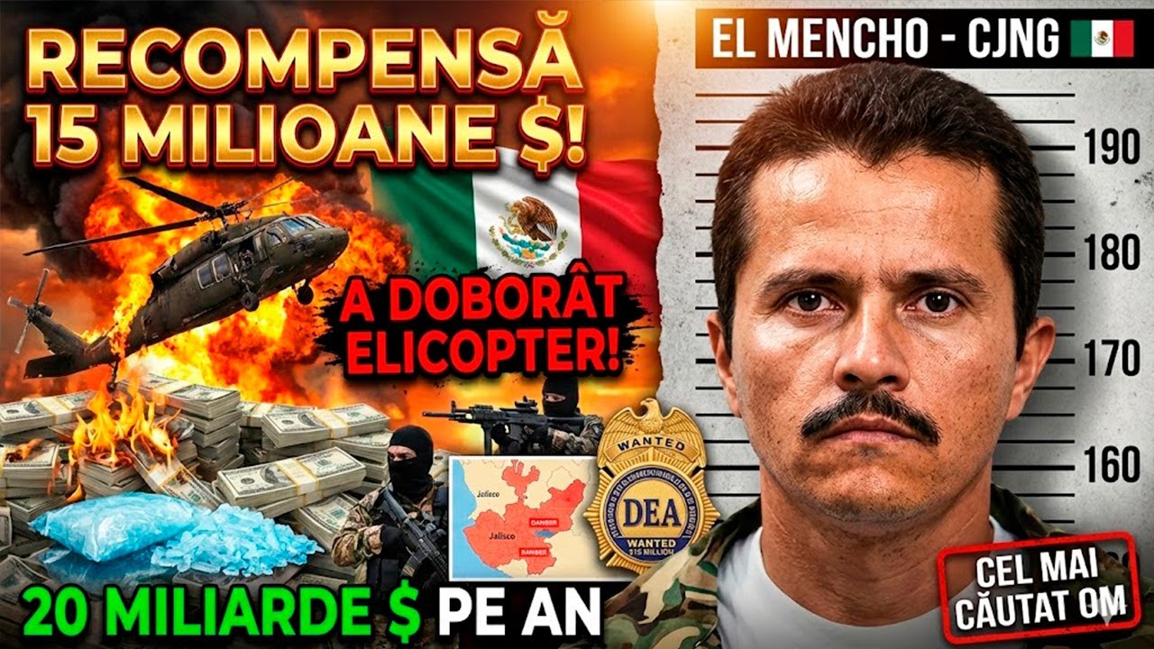EL MENCHO: RECOMPENSĂ DE 15 MILIOANE $ - CEL MAI CĂUTAT OM - CARTELUL JALISCO