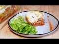 Lasagnes de ravioles au boeuf haché