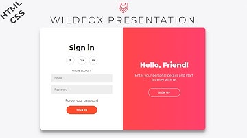 Sign In & Sign Up Form With jQuery | Sign In Form | Sign Up Form | Html CSS jQuery | 2019 Pattern
