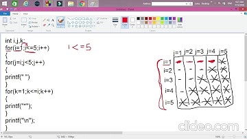 39  -  ( Nested for loop - Patterns - 5) - استخدام الحلقة التكرارية في الاشكال || C درس برمجة لغة ||