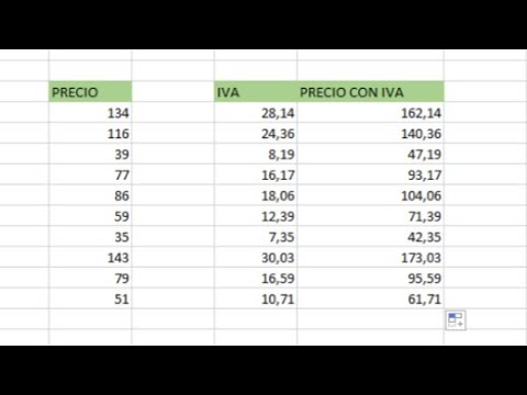 COMO CALCULAR EL IVA EN EXCEL 2022. FÓRMULA