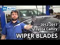 How to Replace Wiper Blades 2012-2017 Toyota Camry