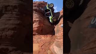 jeep got really lucky 😮 |#youtubeshorts #shorts