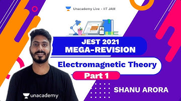 JEST 2021 Mega-Revision | Electromagnetic Theory -Part 1 | Shanu Arora