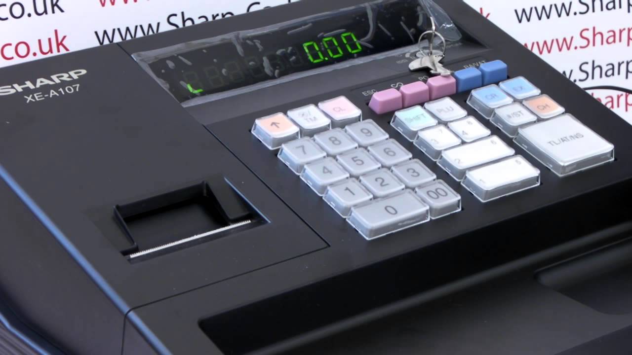レジ　シャープ　XE-A107 Amazon.com : Sharp XEA107 XE A107 Cash Register, Drum
