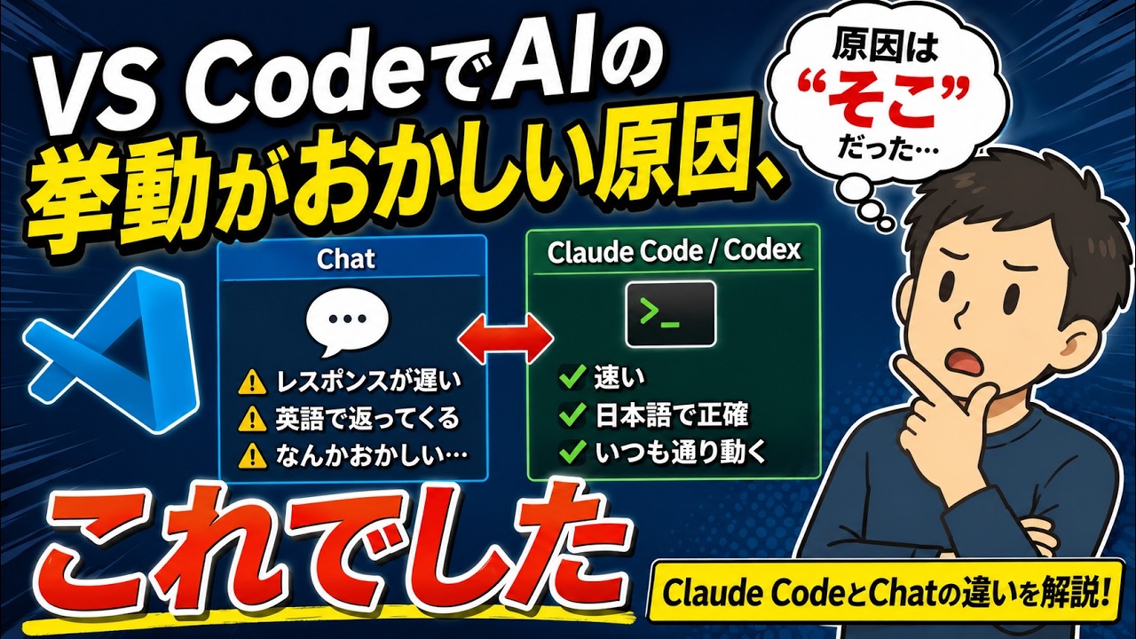 VS CodeでAIの挙動がおかしい？ その原因と、CodexでDaVinci Resolveを