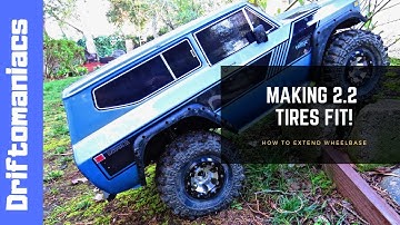 Making 2.2 Tires Fit Redcat Gen 8 - Extending The Gen 8 Wheelbase