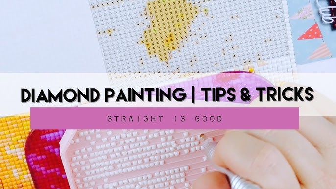 How To Place and Remove a Mesh Ruler for Round Diamond Painting 