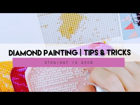 Diamond Painting Tips u0026 Tricks | #24 Getting a Straight Edge
