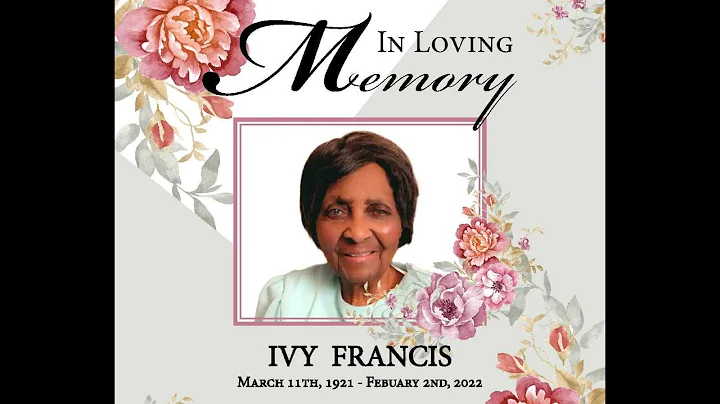 02-19-22, Sister Ivy Francis, Homegoing Service
