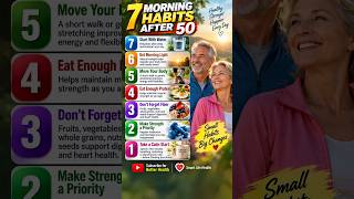 7 Morning Habits After 50 for a Healthier, Stronger You ☀️ #shorts